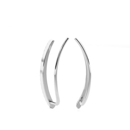 Prong Set Diamond Ear Climbers