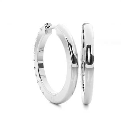 Ohrringe Diamant Silber