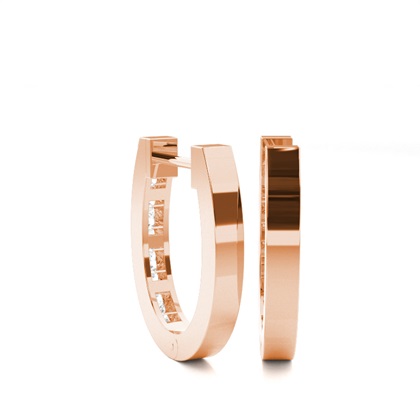 Split Krappenfassung Diamant-Creolen