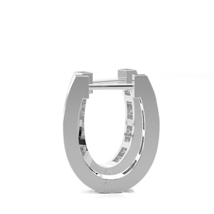 Split Krappenfassung Diamant-Creolen