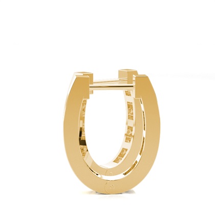 Split Krappenfassung Diamant-Creolen