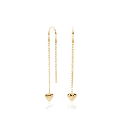 Yellow Gold Diamond Earrings