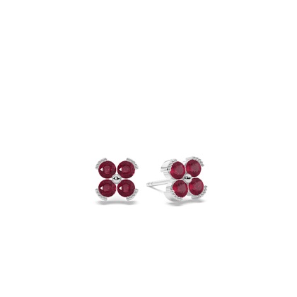 Ruby classic floral daity Stud earing