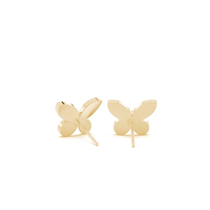 Yellow Gold Diamond Earrings