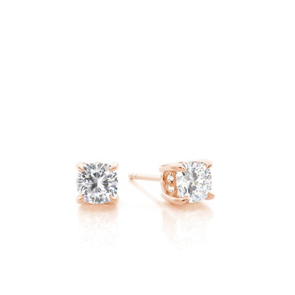 Cushion Cut Diamond Earrings