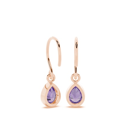 Amethyst Ohrhänger mit Schäferhaken