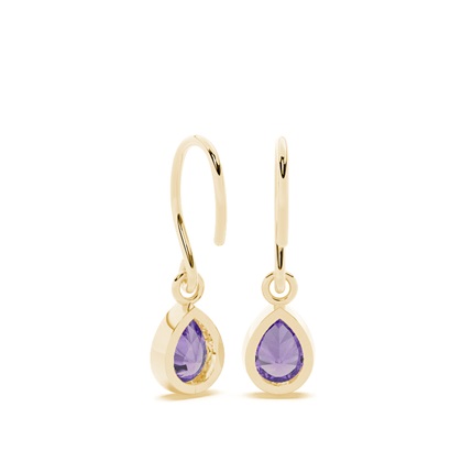 Amethyst Ohrhänger mit Schäferhaken