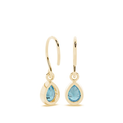 Yellow Gold Diamond Earrings