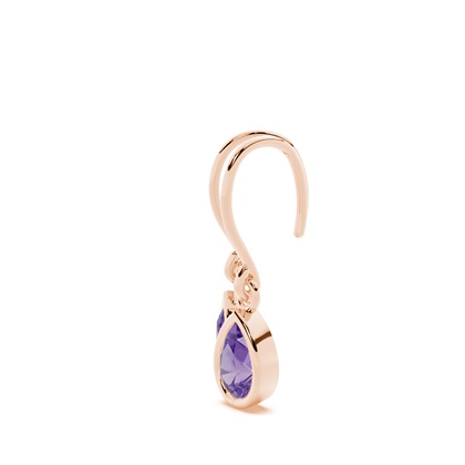 Amethyst Ohrhänger mit Schäferhaken