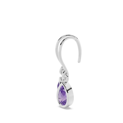 Amethyst Ohrhänger mit Schäferhaken