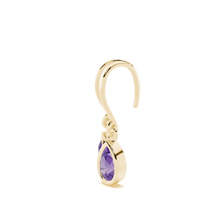 Amethyst Ohrhänger mit Schäferhaken