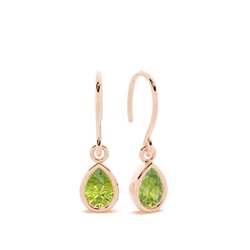 Peridot Ohrhänger mit Schäferhaken