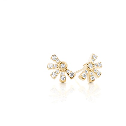 Everyday diamond stud earrings