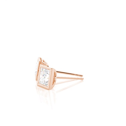 Ohrstecker im Basket-Look