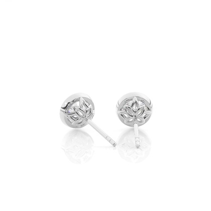 Ohrstecker im Basket-Look