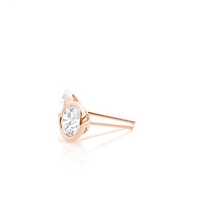 Ohrstecker im Basket-Look