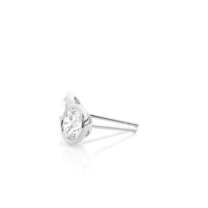 Ohrstecker im Basket-Look