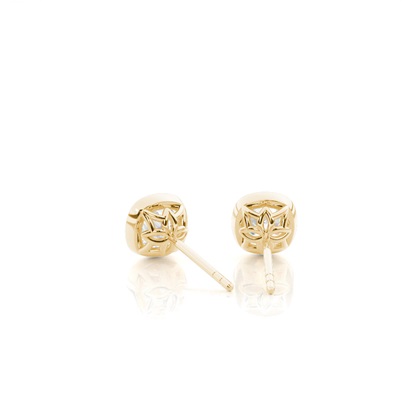 Ohrstecker im Basket-Look