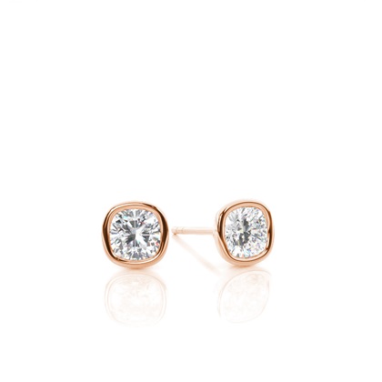 Cushion Cut Diamond Earrings