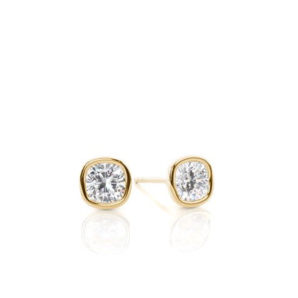 Cushion Cut Diamond Earrings