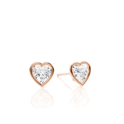 Heart Diamond Earrings