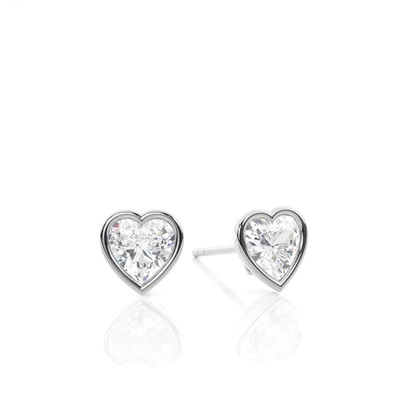 Heart Diamond Earrings