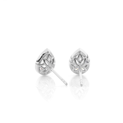 Ohrstecker im Basket-Look