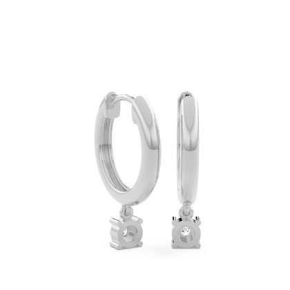 Ohrringe Diamant Silber