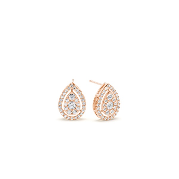 Diamond Cluster Earrings