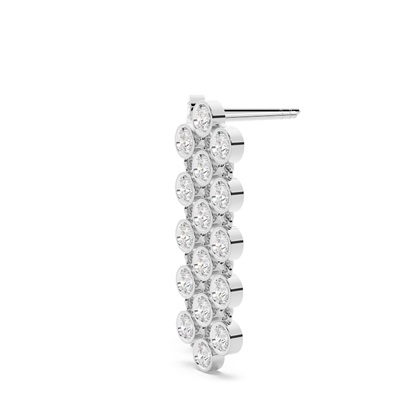 Jovial Diamond Disc dreilagiger hängender Ohrring