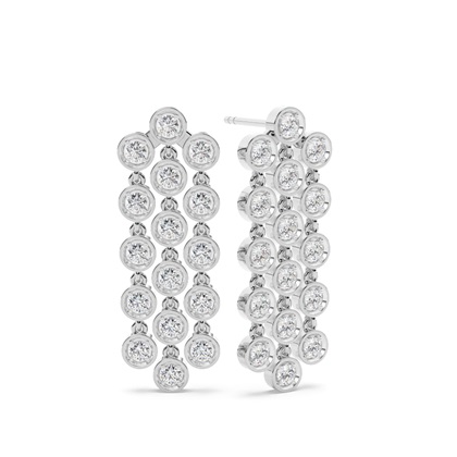 Round Diamond Designer Diamond Earrings