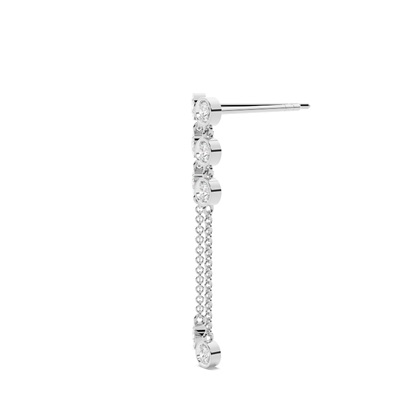 Jovialer Diamantscheiben-Ohrring