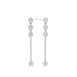 Jovial Diamond Disc Dangling earring