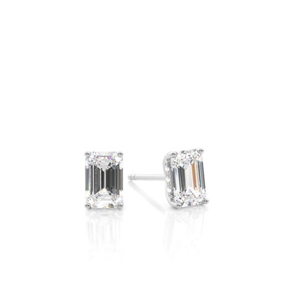 Emerald Diamond Earrings