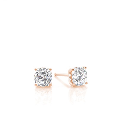 Cushion Cut Diamond Earrings