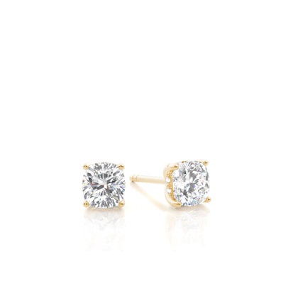 Cushion Cut Diamond Earrings