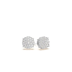 Diamant Cluster Ohrringe