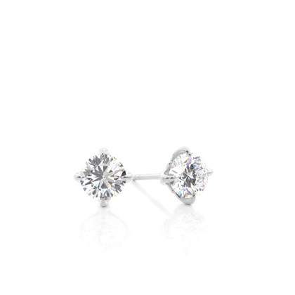 Prong set Intricate Basket look Stud Earrings