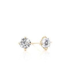 Prong set Intricate Basket look Stud Earrings