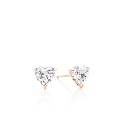 Heart Diamond Earrings