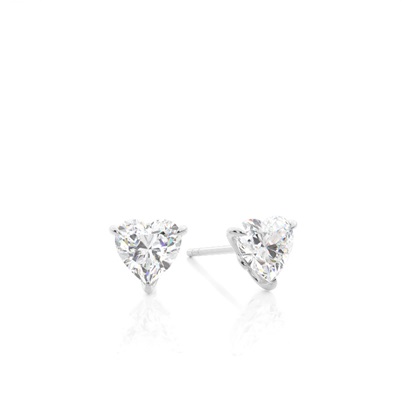 Heart Diamond Earrings