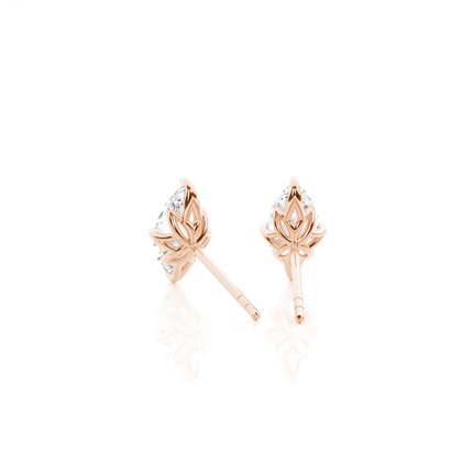 Ohrstecker im Basket-Look