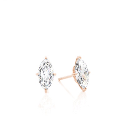 Prong set Intricate Basket look Stud Earrings