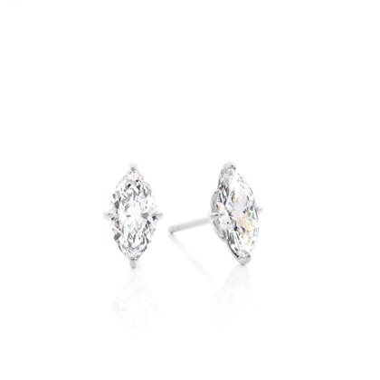 Prong set Intricate Basket look Stud Earrings