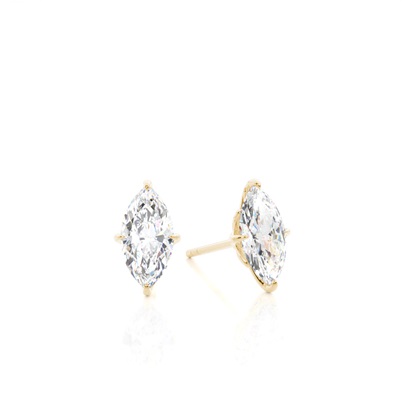 Prong set Intricate Basket look Stud Earrings