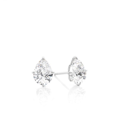 Prong set Intricate Basket look Stud Earrings