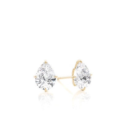 Prong set Intricate Basket look Stud Earrings