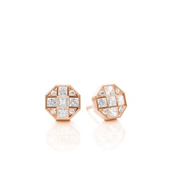 Cluster Diamant-Ohrringe