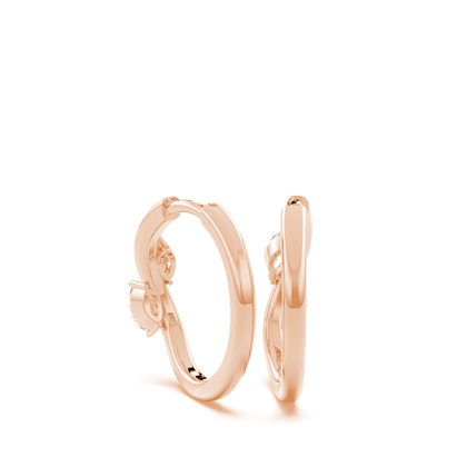 Diamant-Creolen im Marquise-Schliff