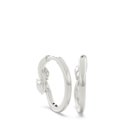 Diamant-Creolen im Marquise-Schliff